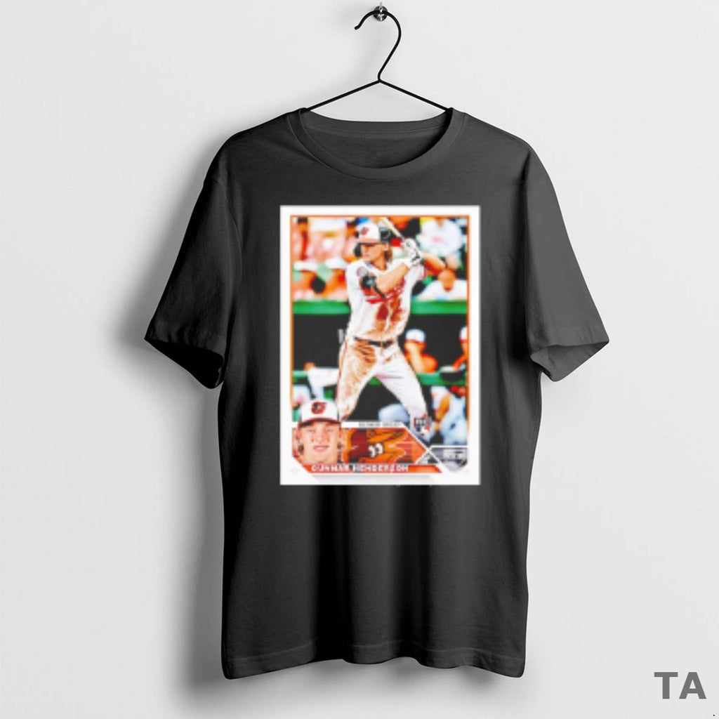 Top Gunnar Henderson Baltimore Orioles 2023 Card Player T Shirt Sweater