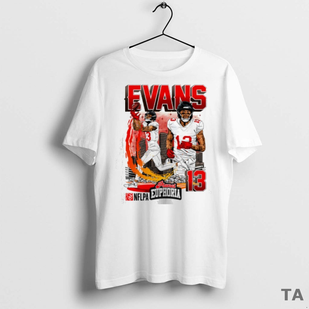 Top Mike Evans 13 Tampa Bay Buccaneers Football Wide Receiver Comic T Shirt Sweater