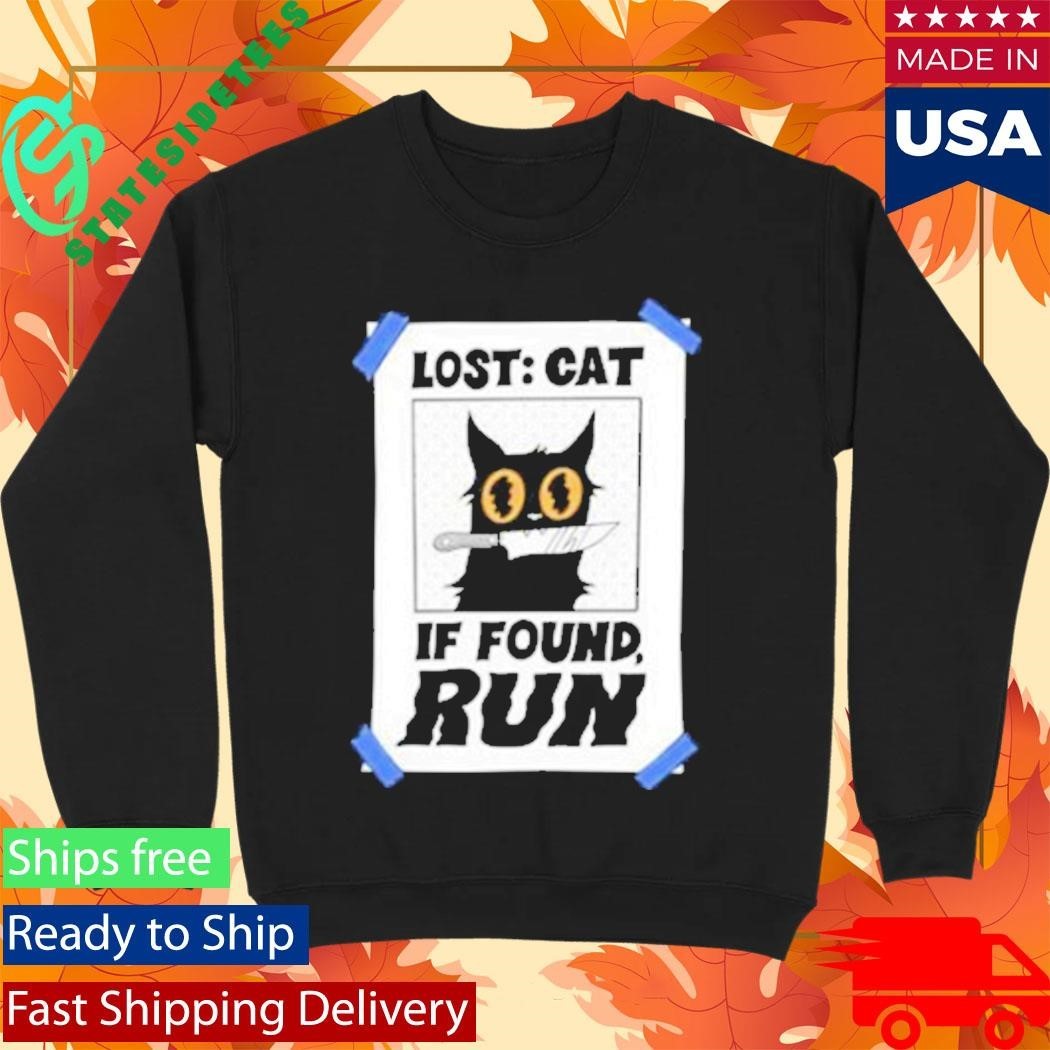 Topatoco Lost Cat Shirt Unisex , , , Long Sleeve Tee