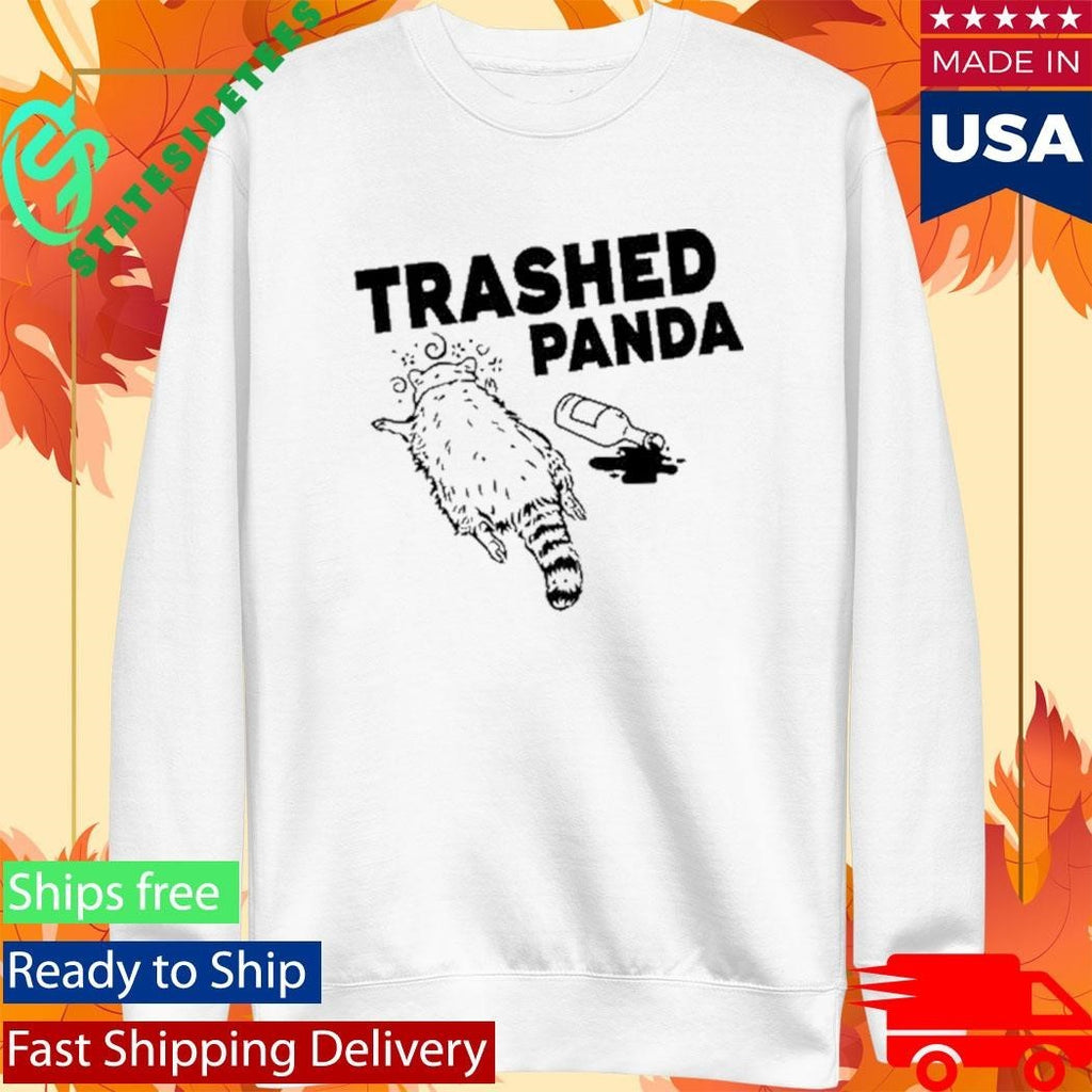 Trashed Panda Racoon Shirt Unisex , , , Long Sleeve Tee
