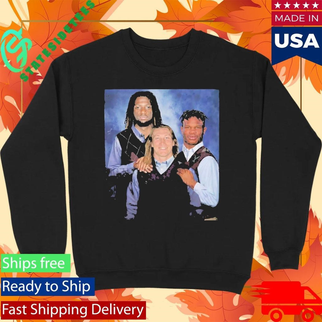 Travis Hunter Trevor Lawrence Brian Thomas Jr. Step Brothers Shirt Unisex , , , Long Sleeve Tee