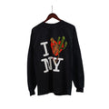 Travis Scott I Love NY MSG Long Sleeve Black T-Shirts