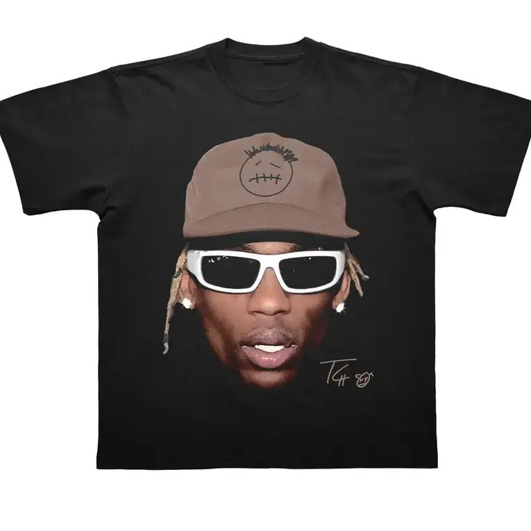 Travisss Concert Fan Vingate Hip Hop Rapper T-Shirts