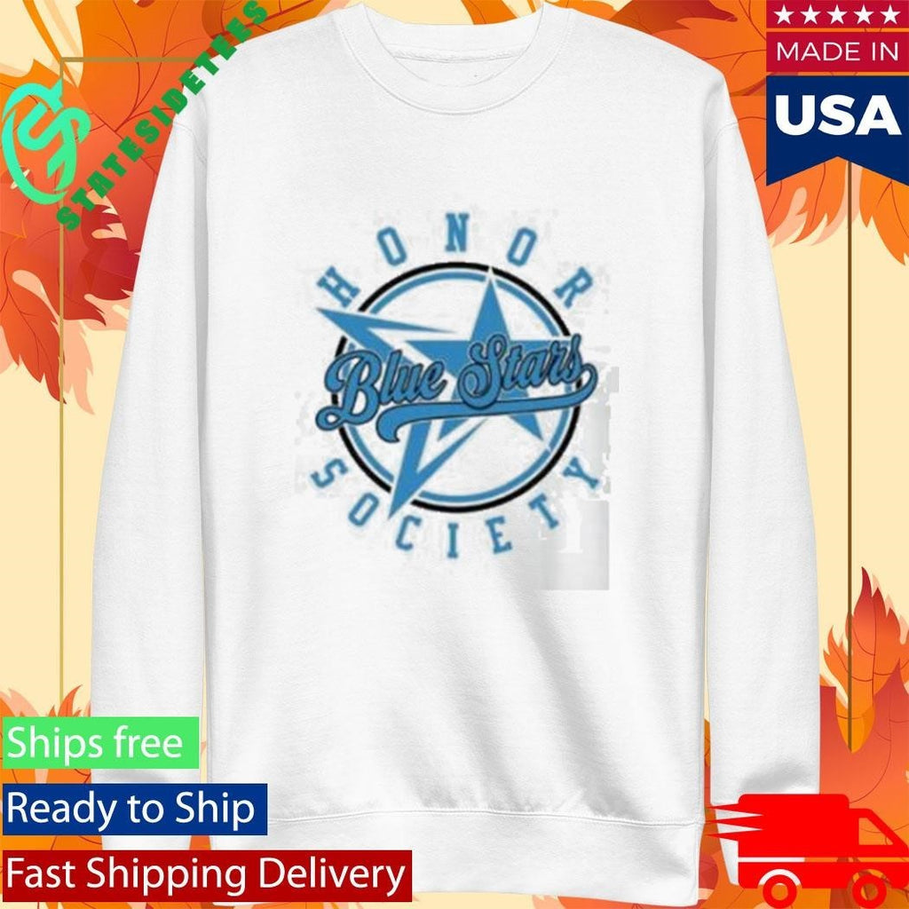 Treaty Oak Revival Blue Stars Honor Society Shirt Unisex , , , Long Sleeve Tee