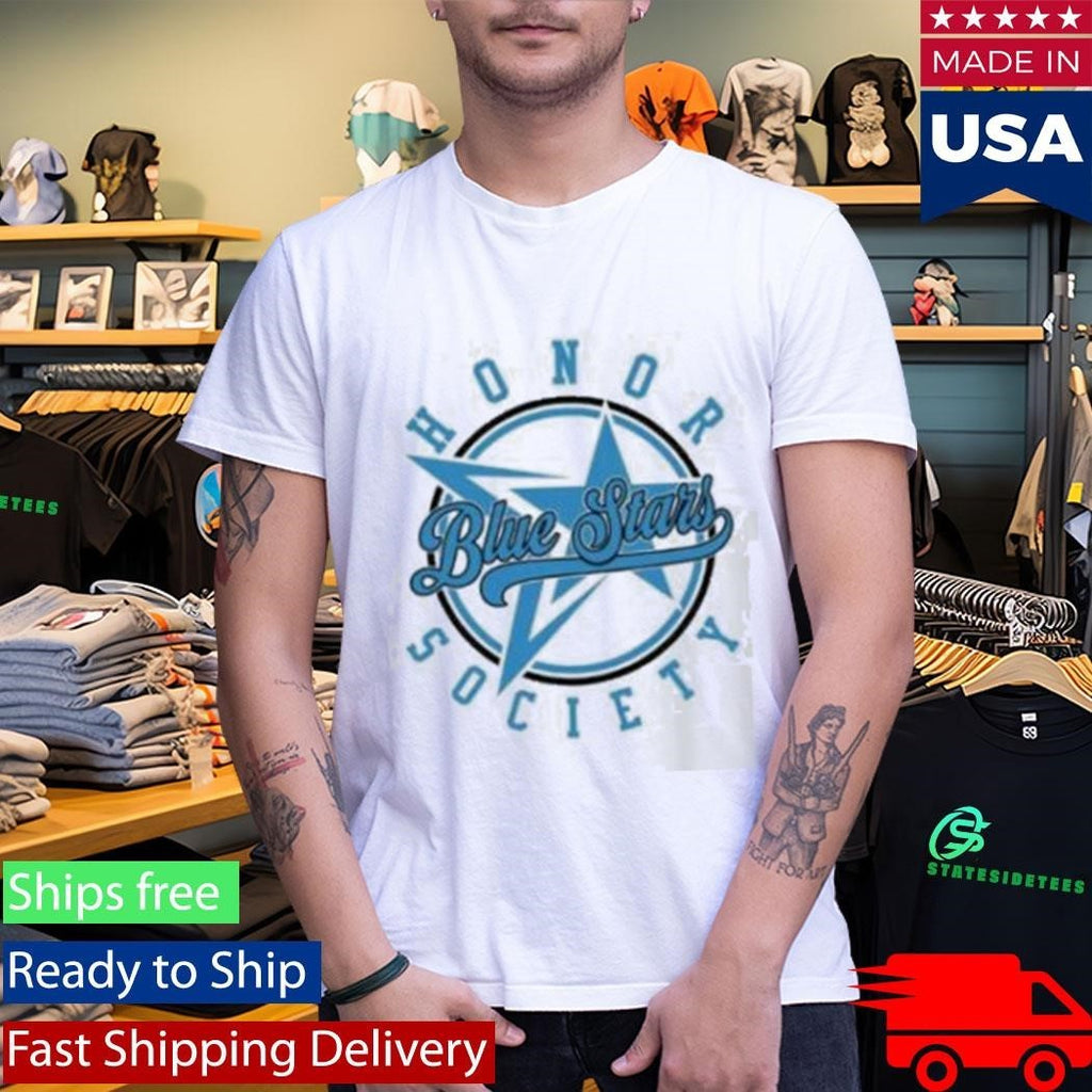 Treaty Oak Revival Blue Stars Honor Society Shirt Unisex , , , Long Sleeve Tee
