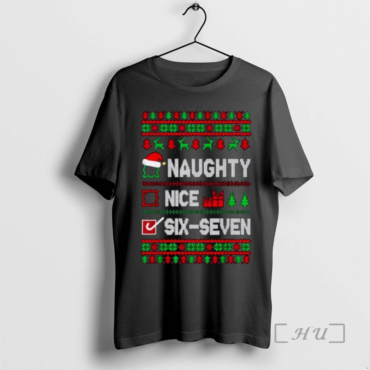 Trending 6 7 Meme Nice Naughty 67 Ugly Ornaments
