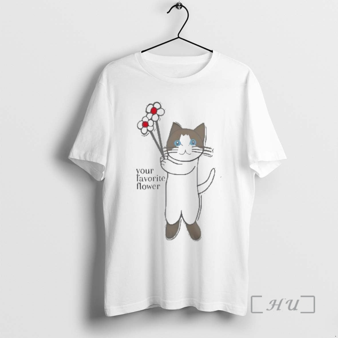 Trending Cat Your Favorite Flower Cute