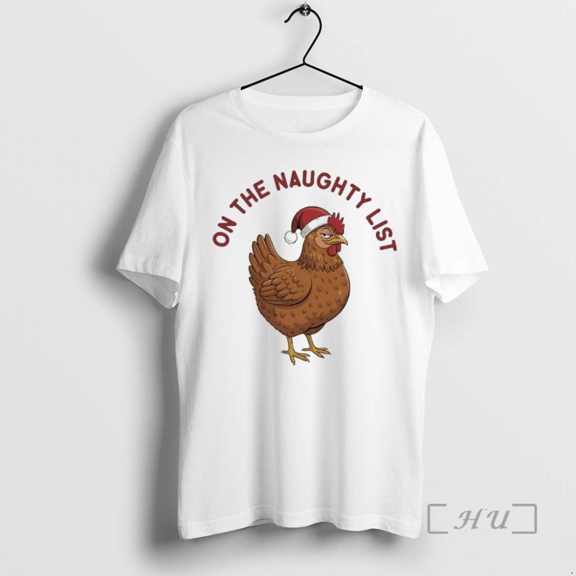 Trending Chicken Santa Naughty List