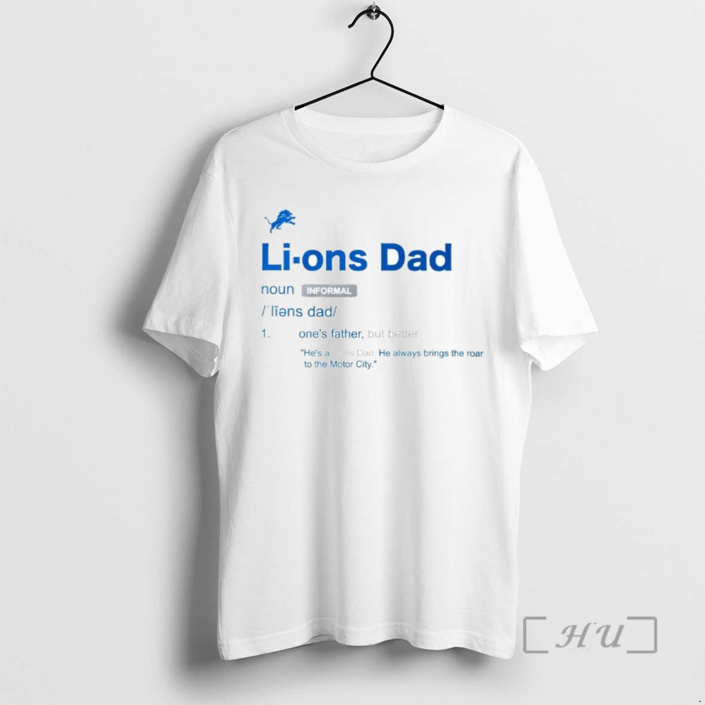 Trending Detroit Lions Dad Definition Ornaments