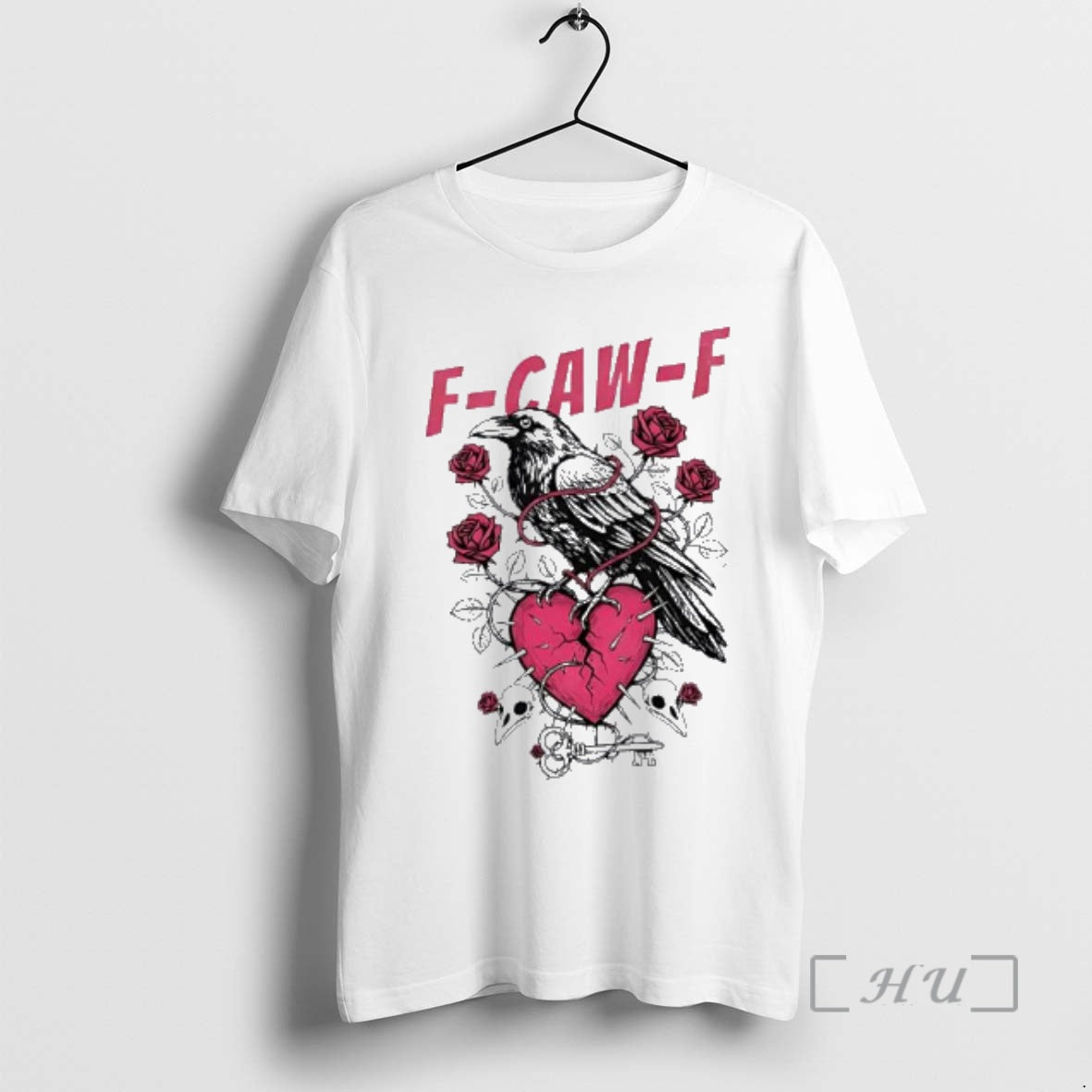 Trending F Caw F Raven Crow Heart Rose