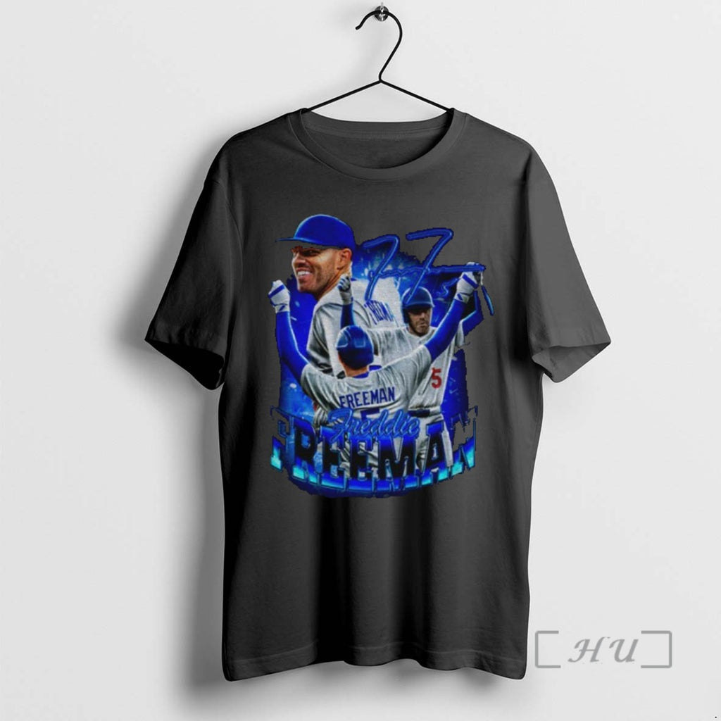 Trending Freddie Freeman Posing Los Angeles Dodgers Mlb Signature Graphic
