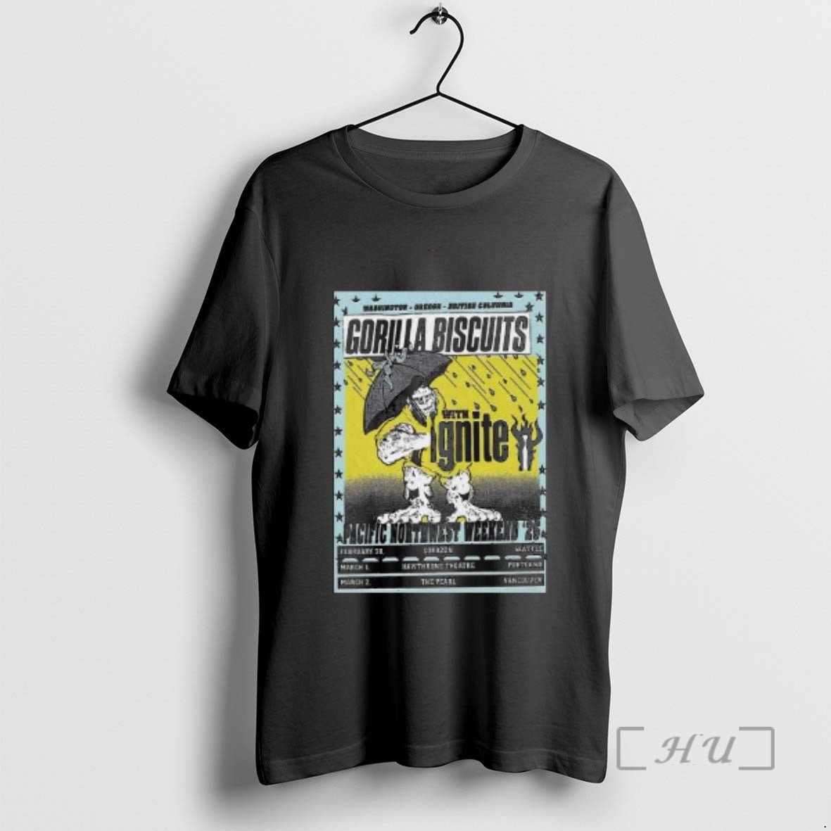 Trending Gorilla Biscuits Pacific Northwest Weekend 2026 Shows Circle Black