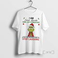 Trending Grinch Santa 2025 I Am Sweet Lovable Kind Shy Innocent Heavens Sake