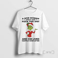 Trending Grinch Santa Wise Woman Once Said Fuck This Shit She Lived Happily