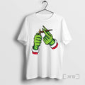 Trending Grinch Hand Smoking Cannabis Funny Ornaments