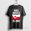 Trending Make America Go Away Greenland Flag Vintage