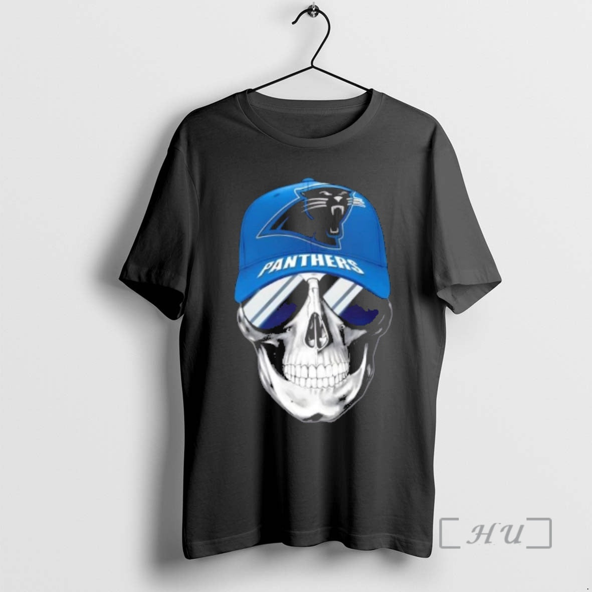 Trending Skull Wearing Cap Smile Carolina Panthers Fans