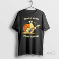 Trending Take Slow Play Snail Playing Guitar