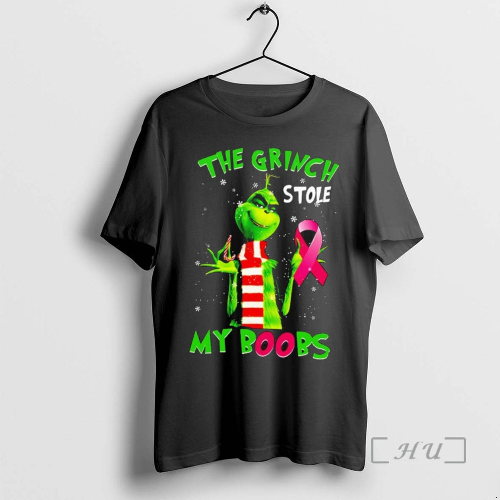 Trending The Grinch Stole My Boobs The Grinch Breast Cancer Christmas