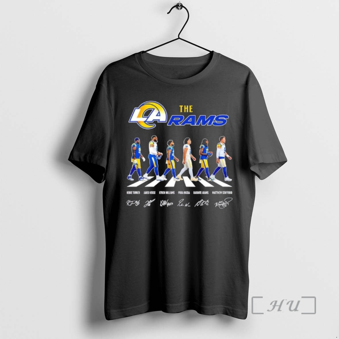 Trending Los Angles Rams Kobie Turner Jared Verse Players Abbey Road Signatures