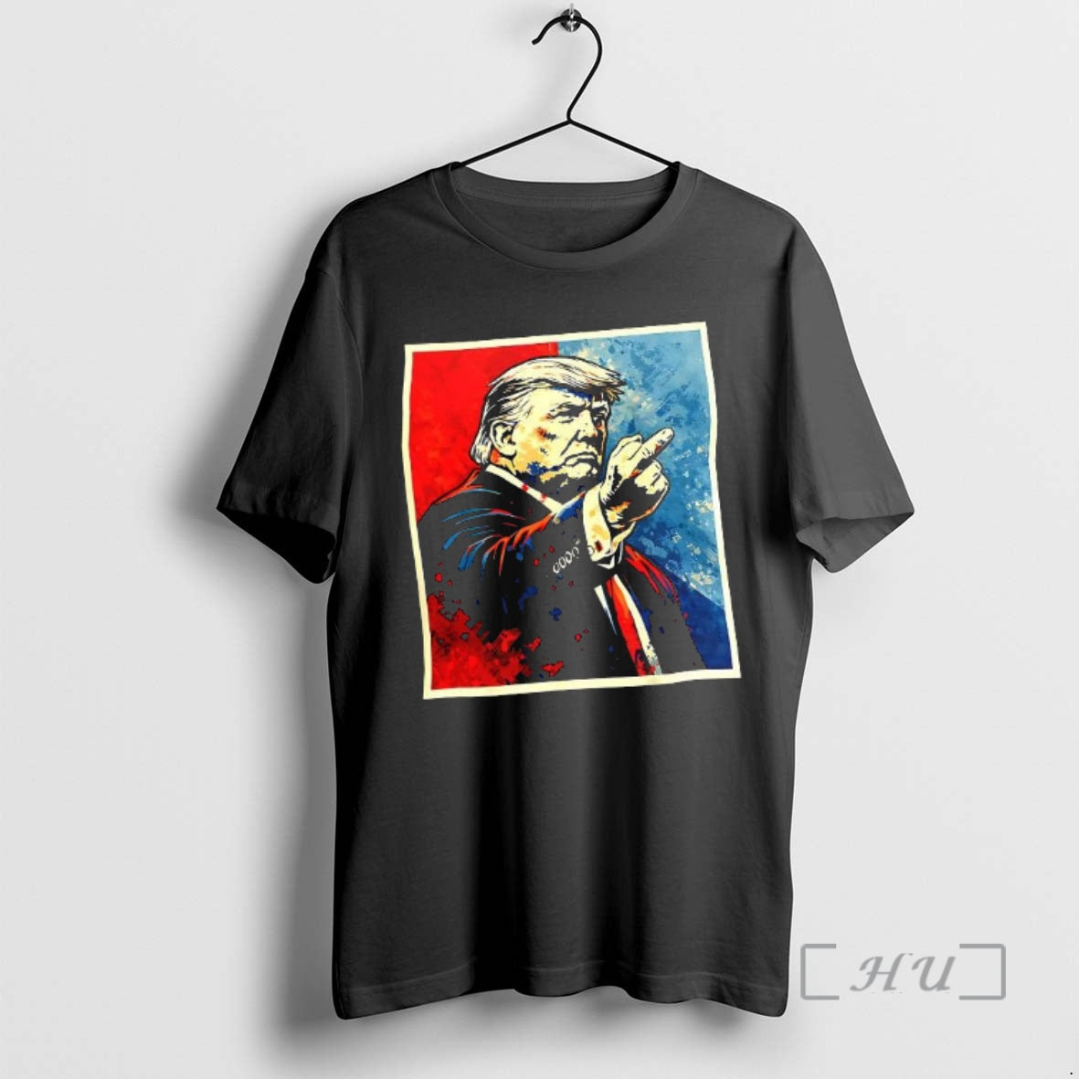 Trending Trump Middle Finger 2026 Hope Meme Vintage