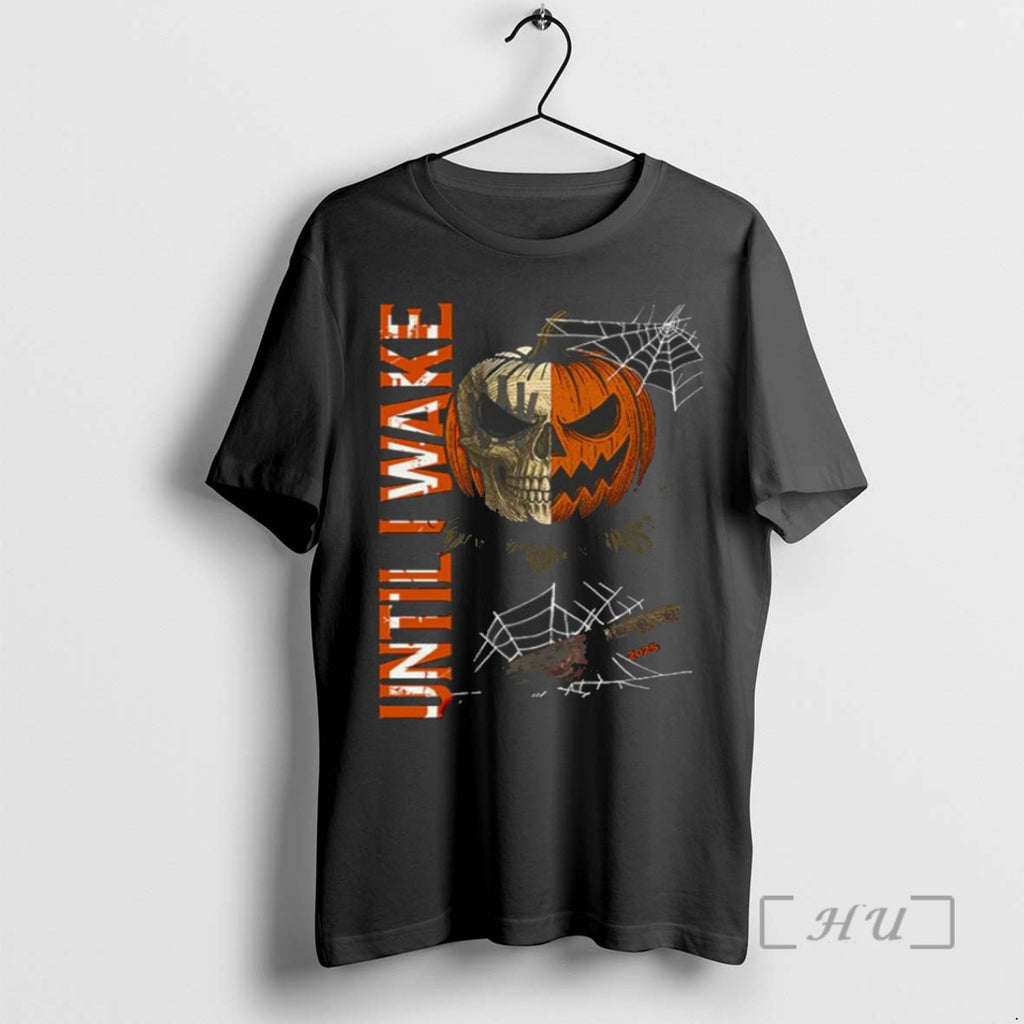 Trending Until I Wake Pumpkin Skull Halloween 2025