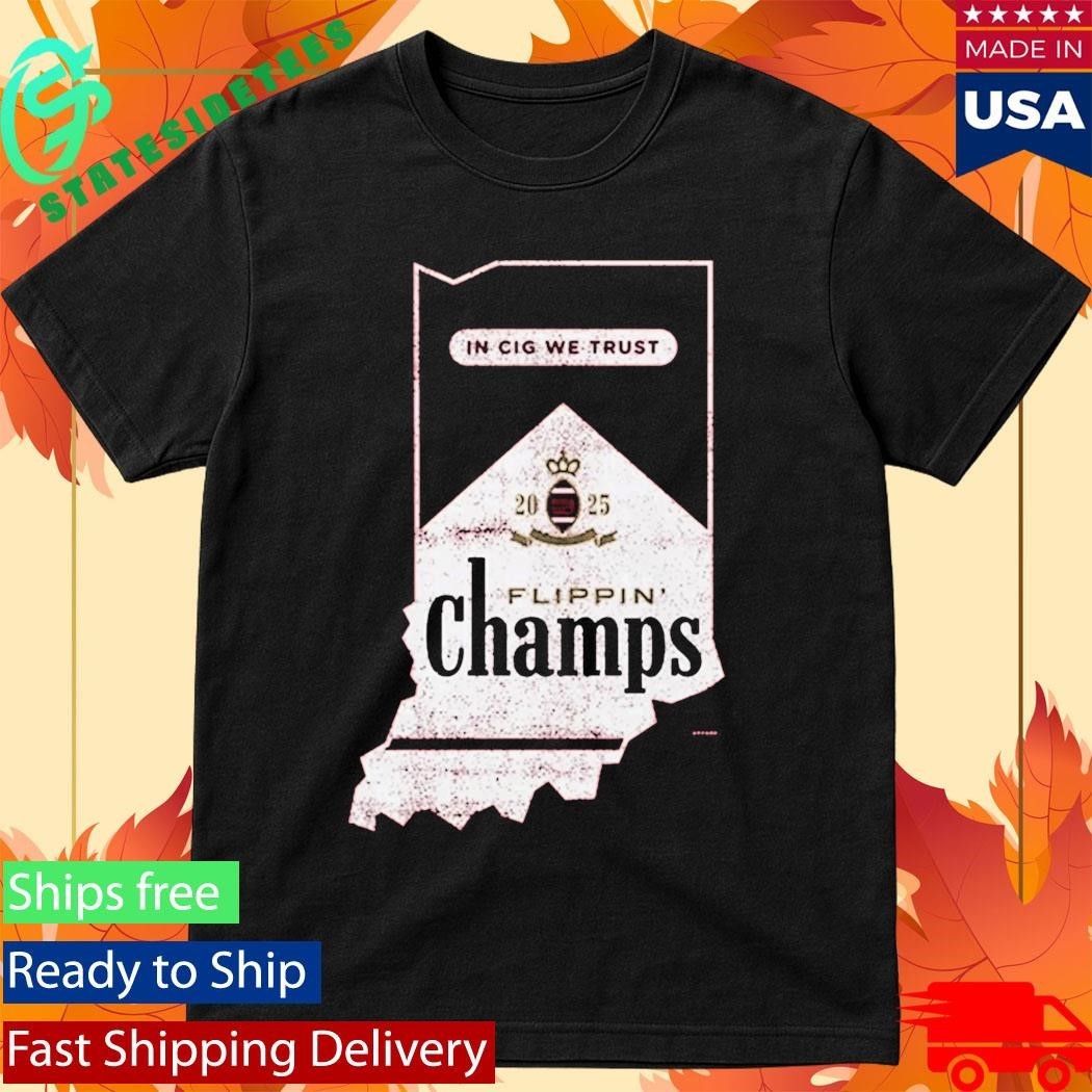 Tricia Whitaker Flippin Champs Indiana College Football Fans Shirt Unisex , , , Long Sleeve Tee