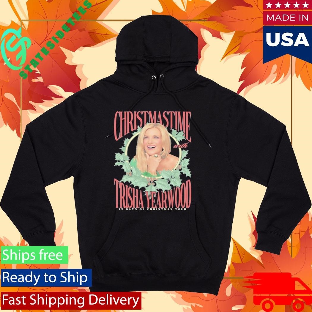 Trisha Yearwood 12 Days Of Christmas Tour 2025 Shirt Unisex , , , Long Sleeve Tee