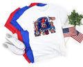 Truck Gnomes Shirt 4th July Shirt Independence Day Shirt Memorial Shirt Patriotic Usa 4th July Crew T-Shirts