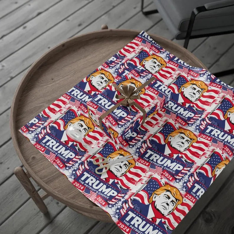 Trump 2024 Wrapping Paper MAGA Wrap T-Shirts