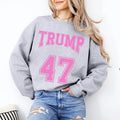 Trump 47 Pink Trumpshirt Trump Rally MAGA Trump Vance 2024 Funny Trump Shirt Republican Political T-Shirts