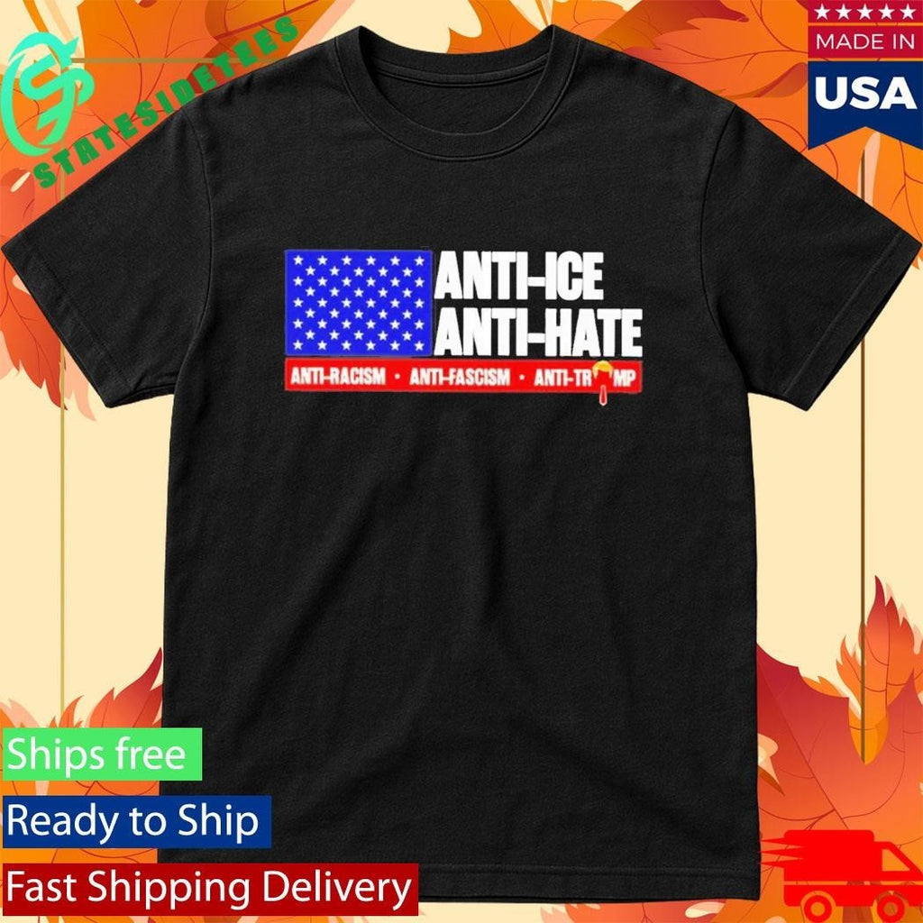Trump Anti Ice Anti Hate Shirt Unisex , , , Long Sleeve Tee
