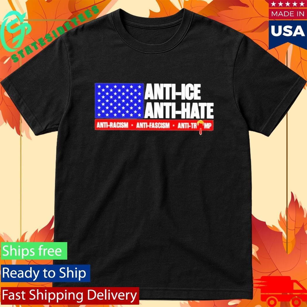 Trump Anti Ice Anti Hate Shirt Unisex , , , Long Sleeve Tee