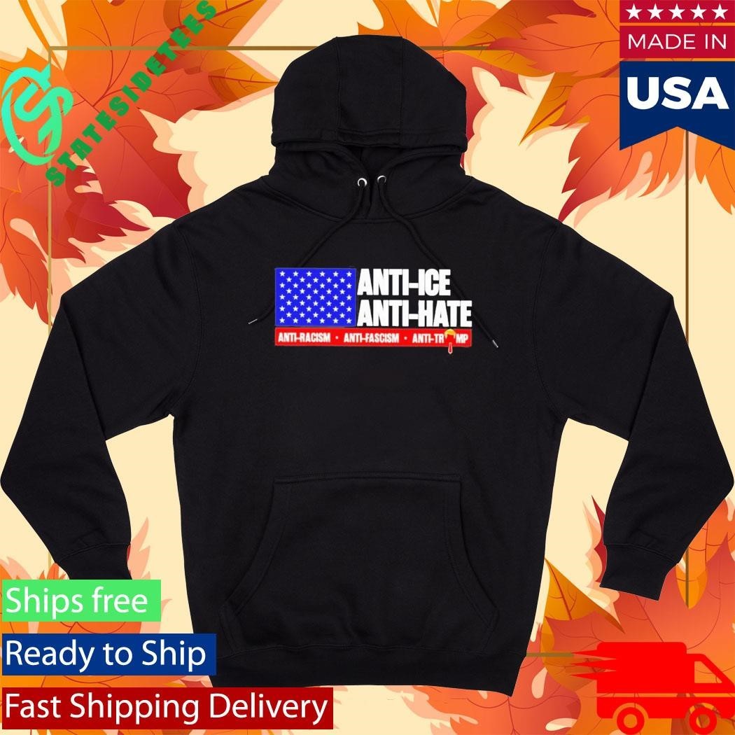 Trump Anti Ice Anti Hate Shirt Unisex , , , Long Sleeve Tee
