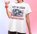 Trump Get Loser We'Re Taking America Back Shirt Trump President 2024 Shirt Republican 2024 Fix America Again Trump 2024 Shirt. Underwear Menswear Top T-Shirts