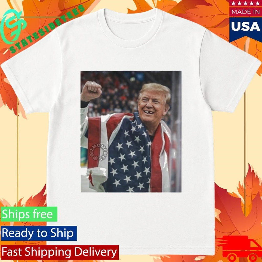 Trump Jack Hughes Champion Tooth Parody Shirt Unisex , , , Long Sleeve Tee