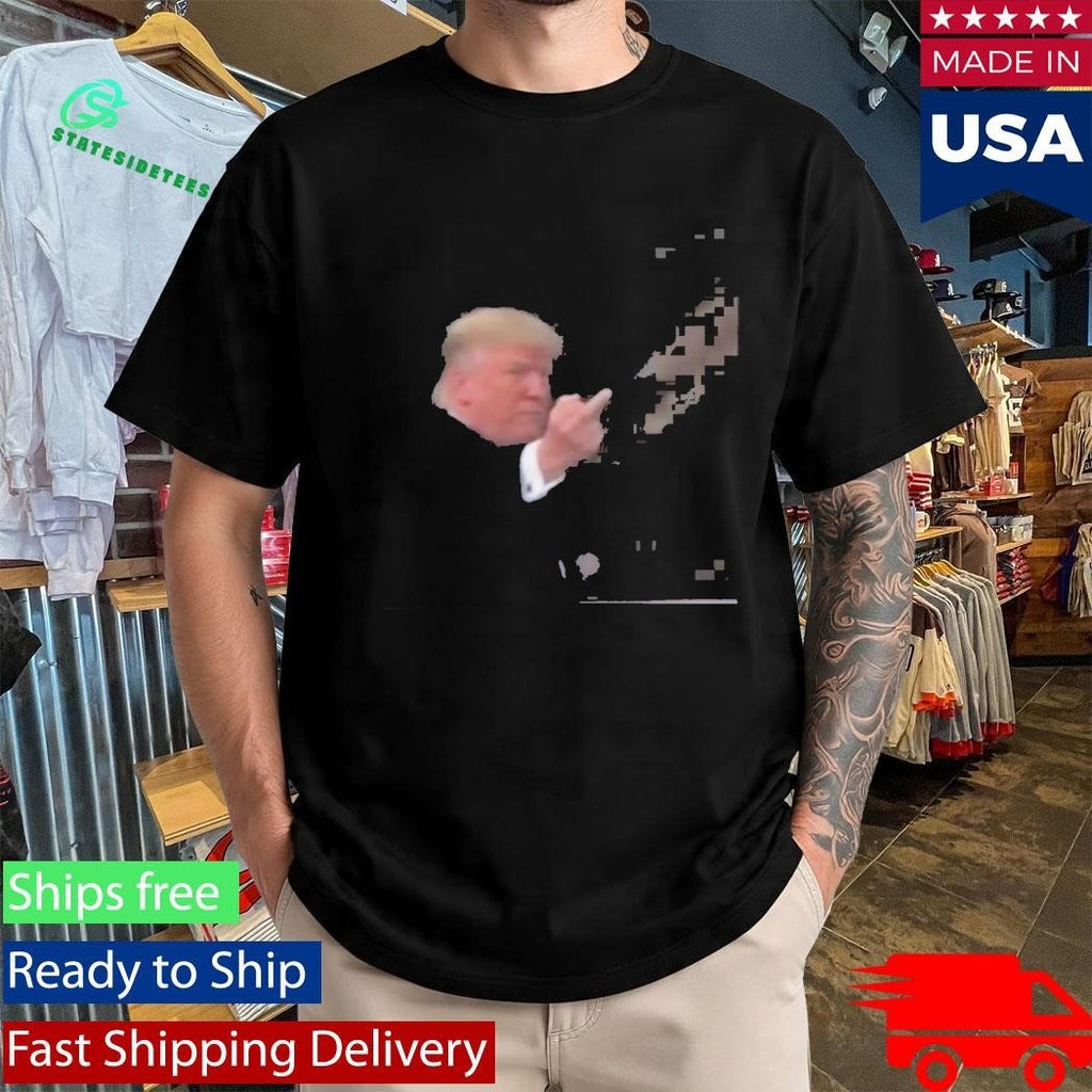 Trump Middle Finger To Ford Worker Shirt Unisex , , , Long Sleeve Tee