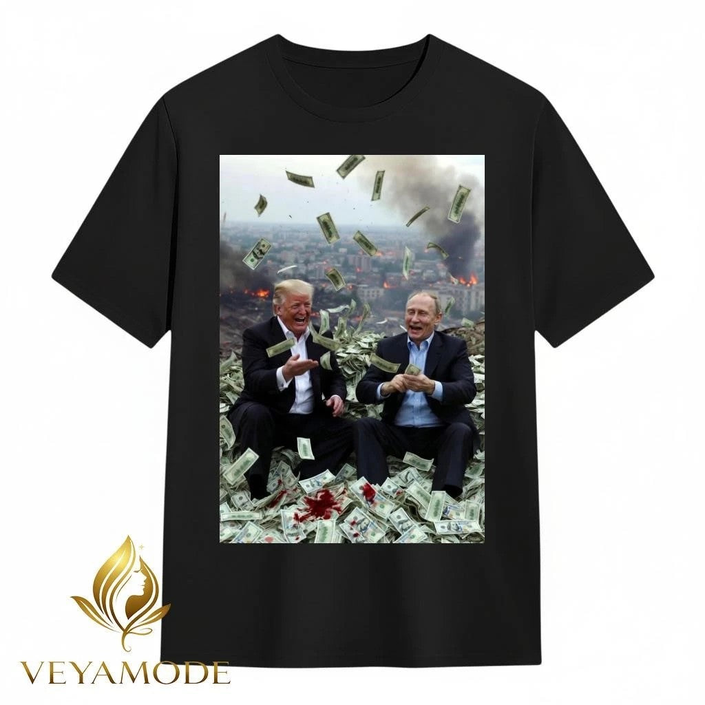 Trump and Putin blood money tee Unisex , , , Long Sleeve Tee