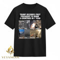Trump becomes first president to bomb 8 countries in 1 year tee Unisex , , , Long Sleeve Tee