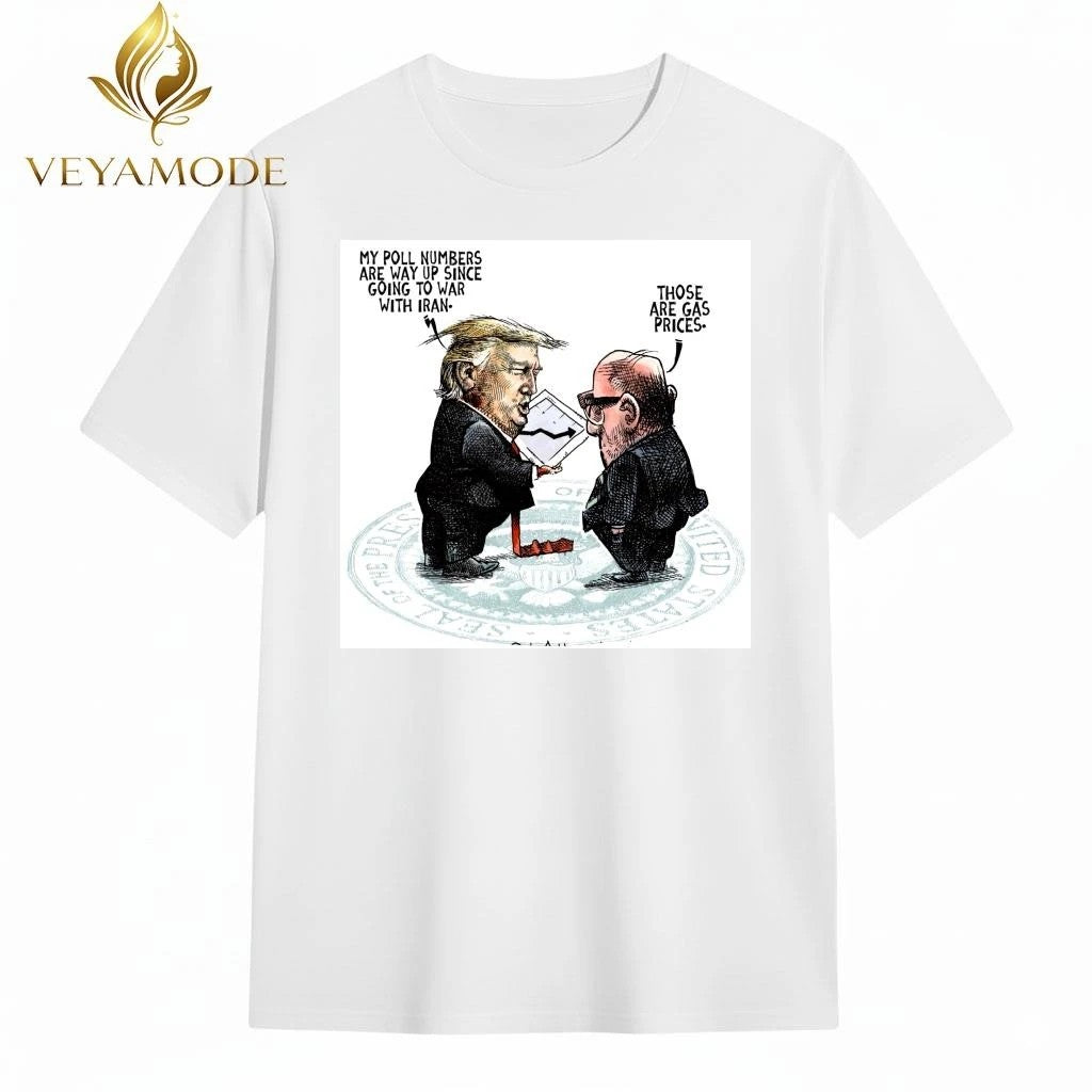 Trump my poll numbers are way up since going to war with Iran tee Unisex , , , Long Sleeve Tee