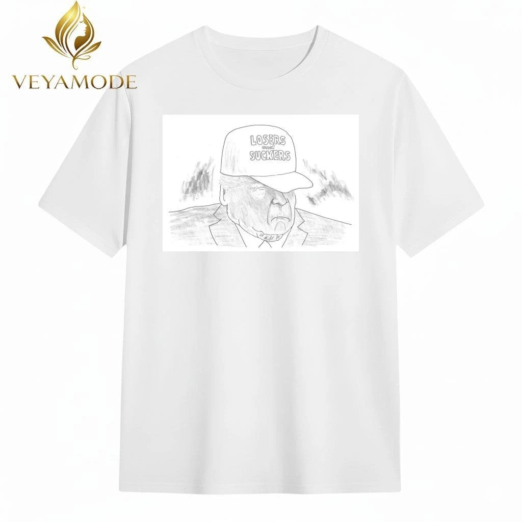 Trump wear hat losers and suckers tee Unisex , , , Long Sleeve Tee