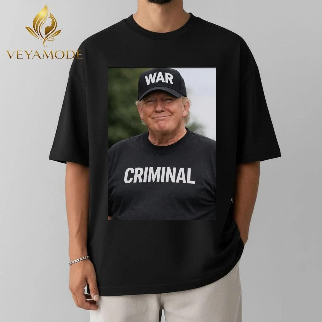 Trump wear war criminal tee Unisex , , , Long Sleeve Tee