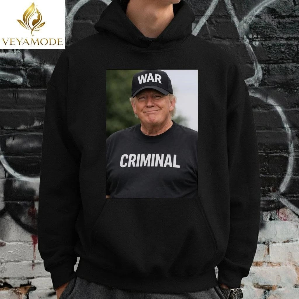 Trump wear war criminal tee Unisex , , , Long Sleeve Tee
