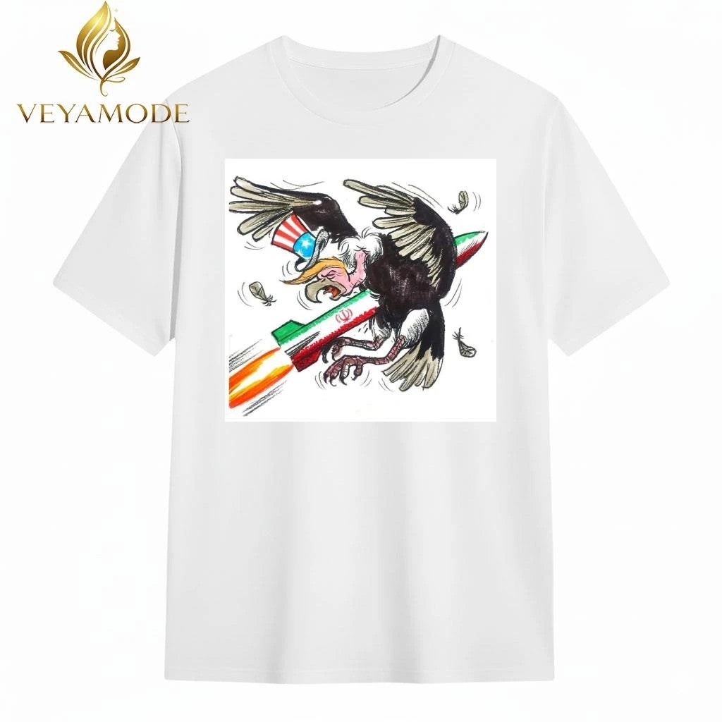 Trump’s eagle was hit by an Iranian missile tee Unisex , , , Long Sleeve Tee