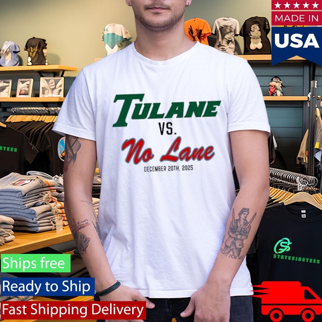 Tulane Vs. No Lane December 20Th 2025 Shirt Unisex , , , Long Sleeve Tee