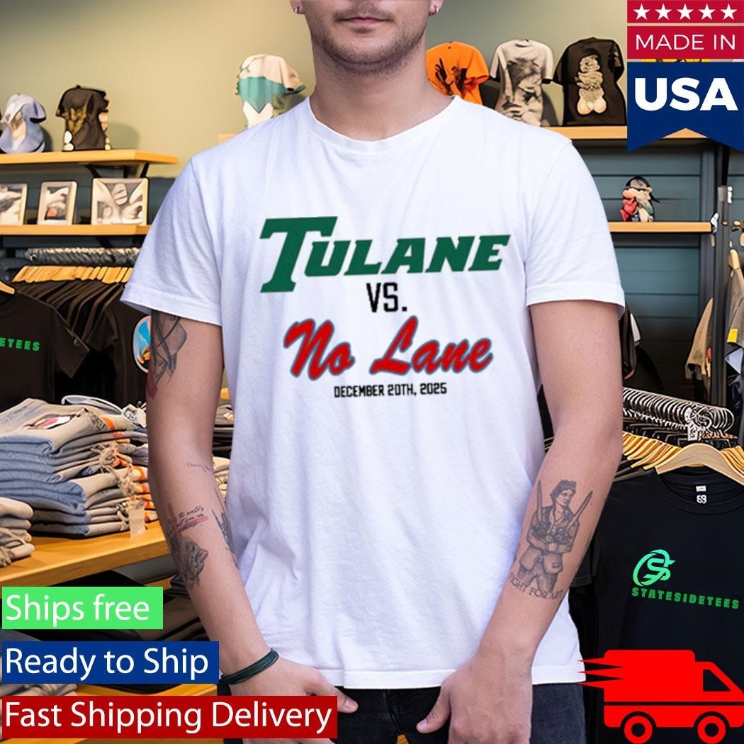 Tulane Vs No Lane Shirt Unisex , , , Long Sleeve Tee
