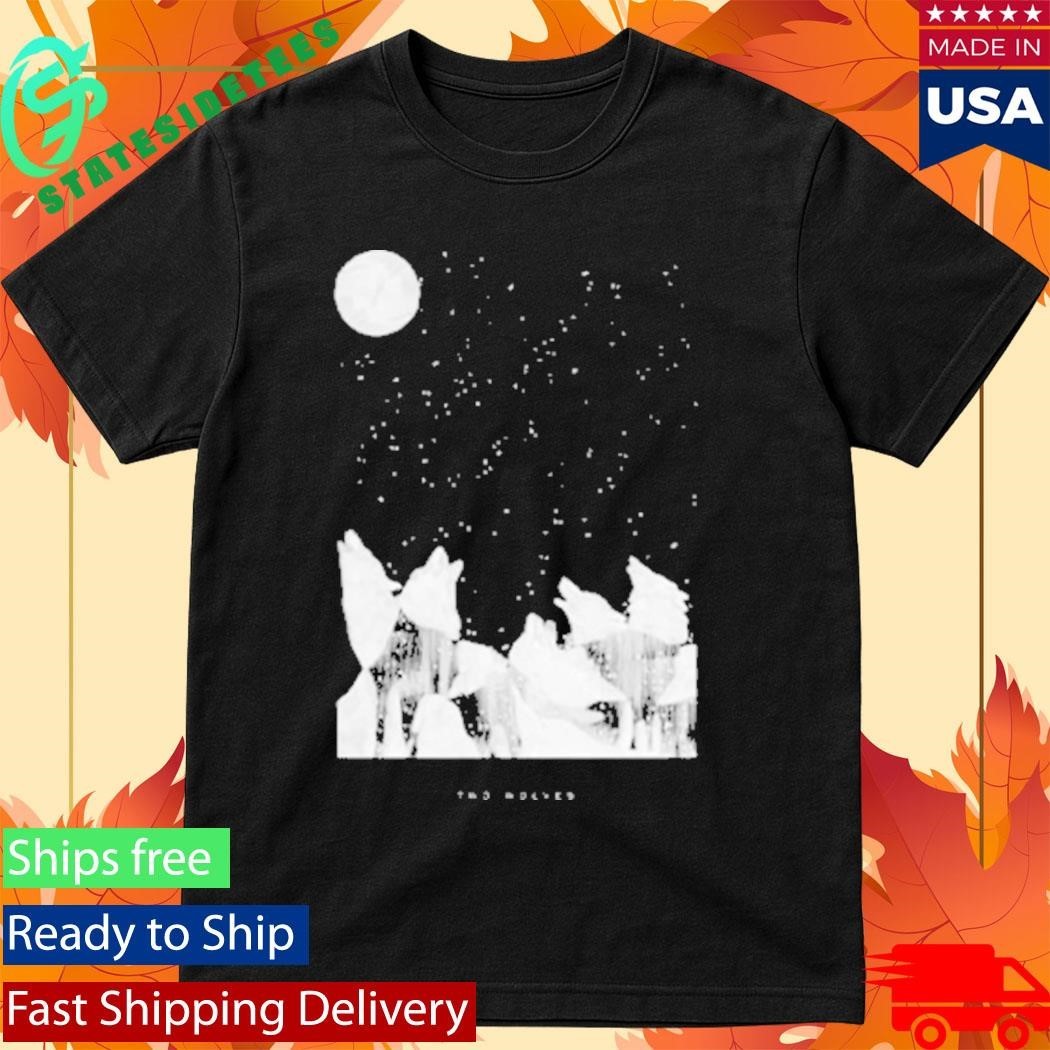 Two Wolves Wine Group Song Logo Shirt Unisex , , , Long Sleeve Tee