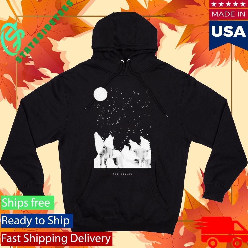 Two Wolves Wine Group Song Logo Shirt Unisex , , , Long Sleeve Tee