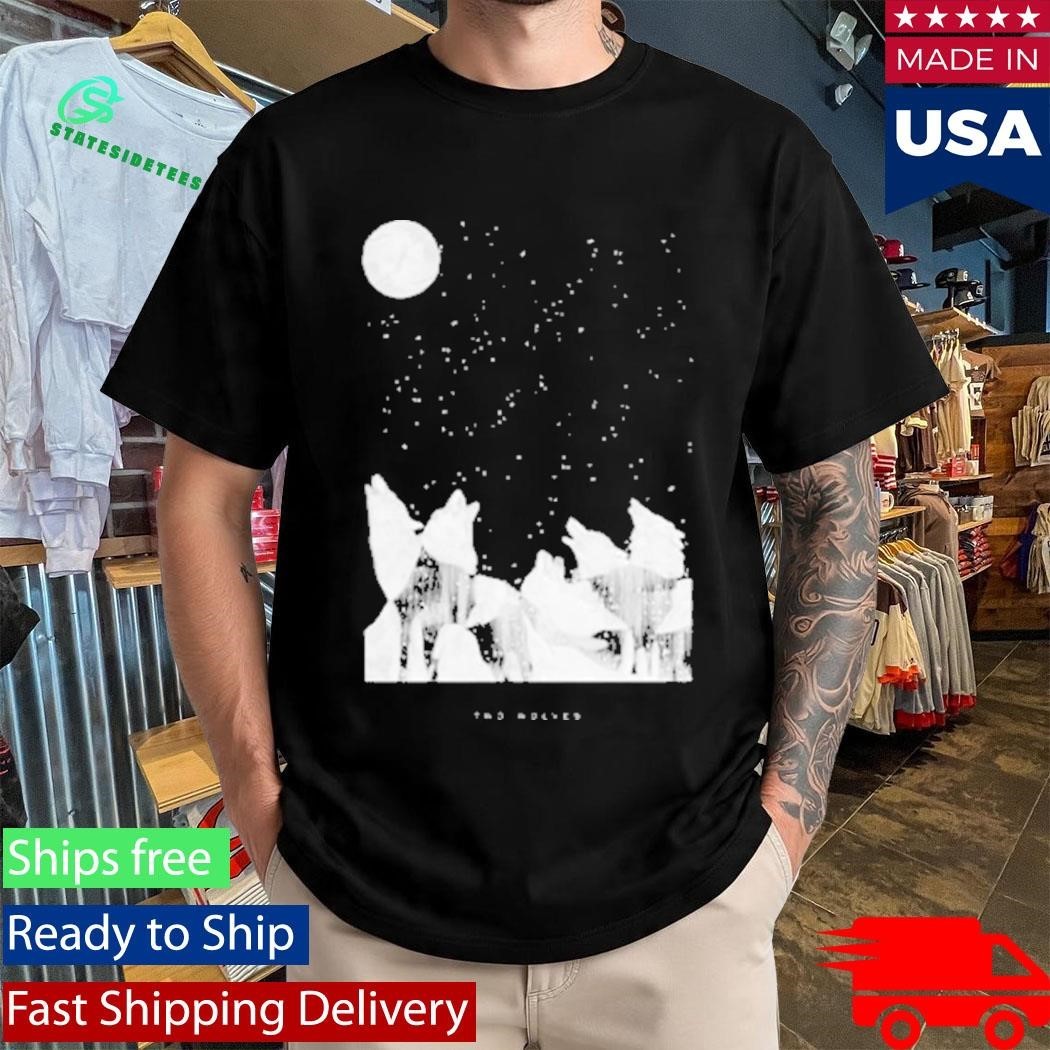 Two Wolves Wine Group Song Logo Shirt Unisex , , , Long Sleeve Tee