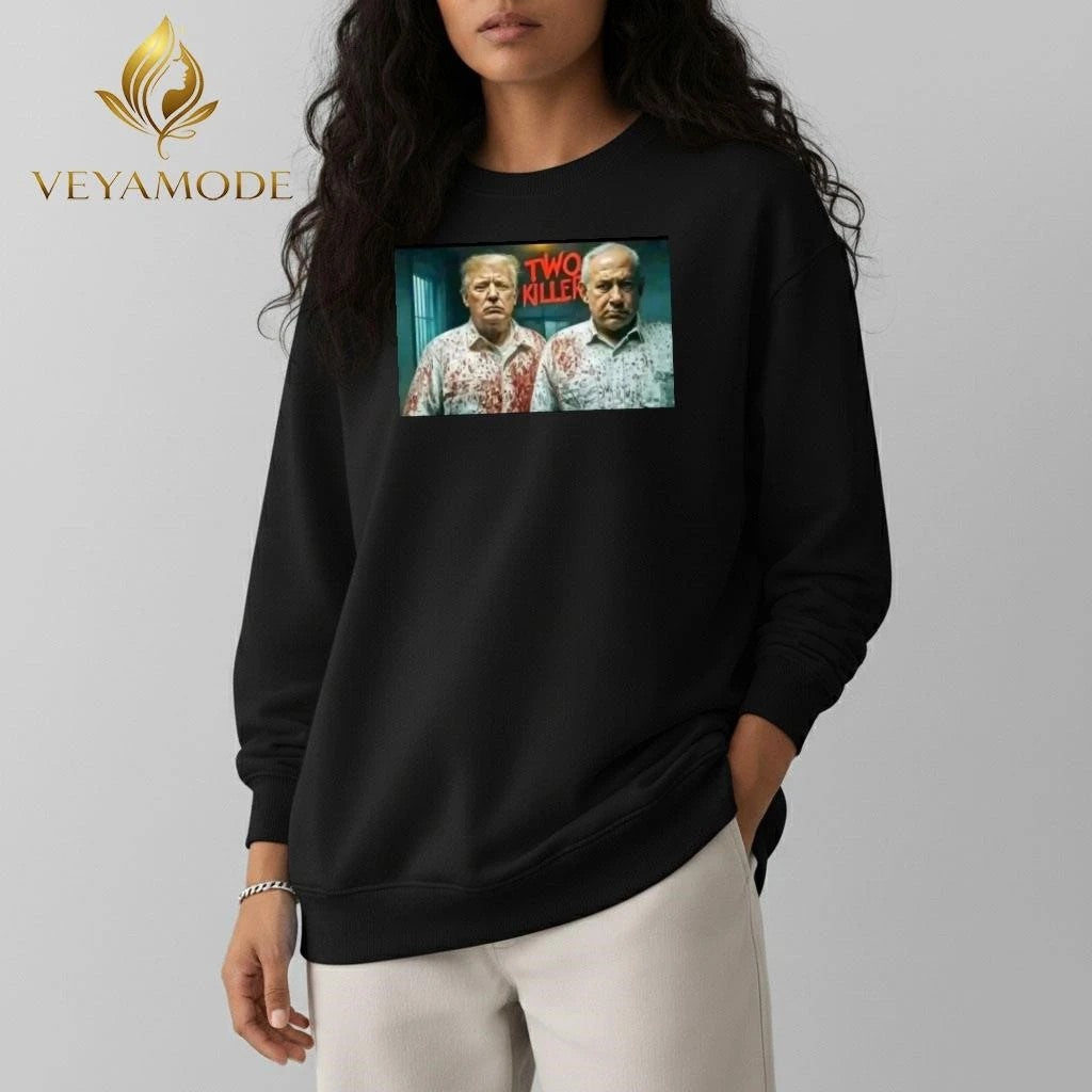 Two killer Trump Netanyahu tee Unisex , , , Long Sleeve Tee